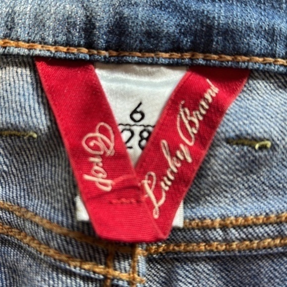 Lucky Brand sweet and low cropped jeans size 6 28 - Picture 3 of 4